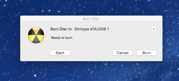 How to burn a dmg file windows